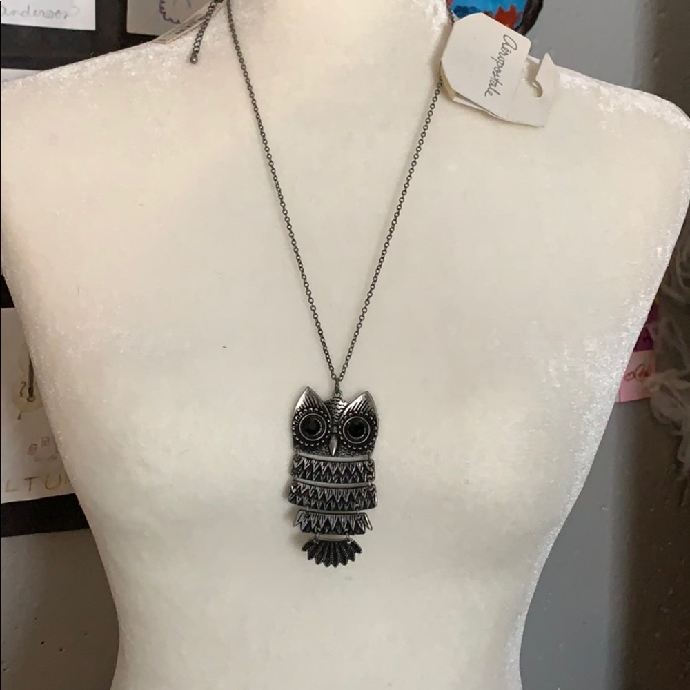🟠 super cute “owl” necklace